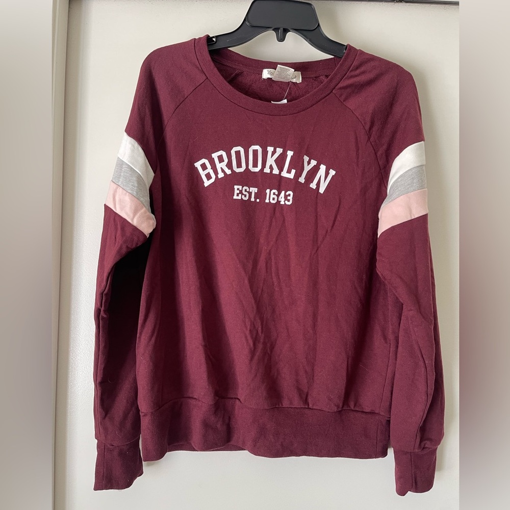 Youthful Reality Burgundy Brooklyn Sweatshirt